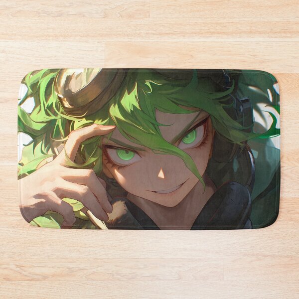 Item preview, Rantaro Amami Danganronpa Green Hair Cool Gamer Look designed and sold by Spraykart.