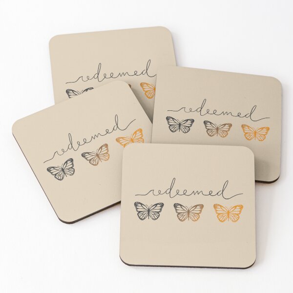 Item preview, Redeemed Handwritten Script Monarch Butterflies designed and sold by rePurposeTX.