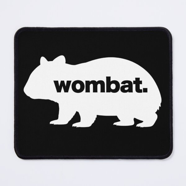 Item preview, White Wombat Silhouette  designed and sold by pUNKnown.