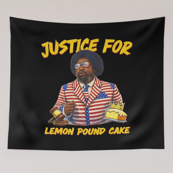 Item preview, Afro Justice For Lemon Pound Cake Funny Gift Fan  designed and sold by AsiaStokes.
