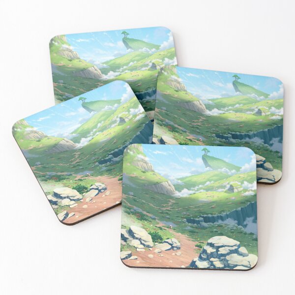 Item preview, Dreamy Floating Valley Landscape Illustration designed and sold by Fieldora.