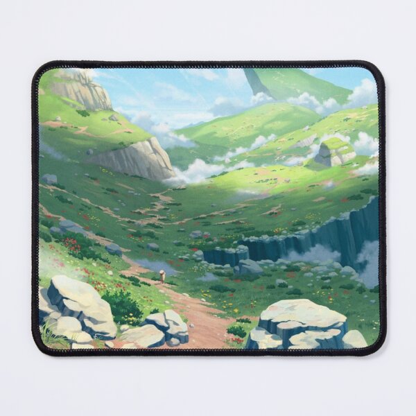 Item preview, Dreamy Floating Valley Landscape Illustration designed and sold by Fieldora.