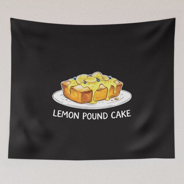 Item preview, Lemon Pound Cake Dessert Lover Baking Food Vintage Aesthetic Design designed and sold by kiralynstration.