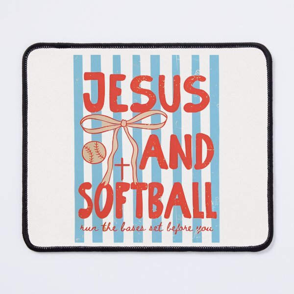 Item preview, Christian Softball Mom Shirt, Game Day Jesus and Softball Tee, Softball Mama designed and sold by HyphThonia.