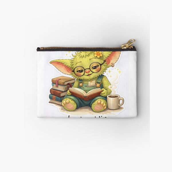 Item preview, Book Goblin Cute Sticker | Reading Goblin | Cozy Book Lover Aesthetic designed and sold by SoftThreatCo .