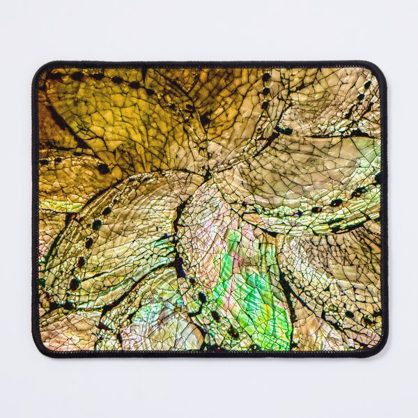 Item preview, Abalone Shell Texture – Iridescent Fractured Pattern Macro Photography designed and sold by aadventures.