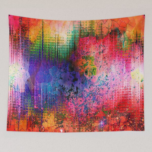 Item preview, Neon Stained Glass Explosion designed and sold by frappechica.