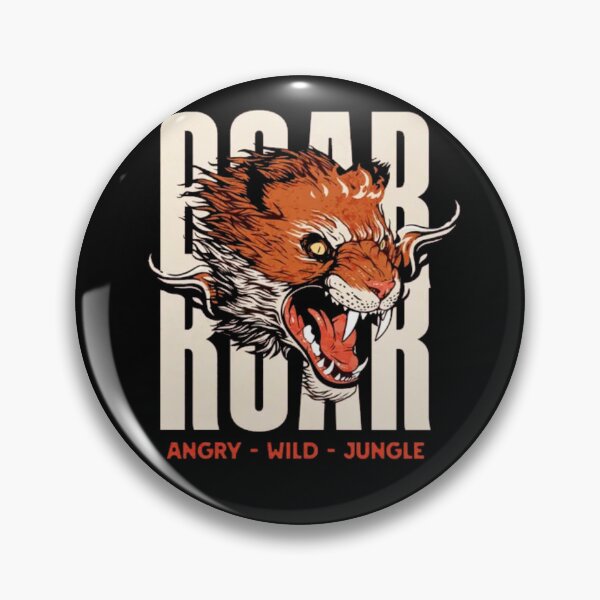 Item preview, Roar Angry Wild Jungle - Vintage Roaring Tiger Graphic designed and sold by GenZFashion000.