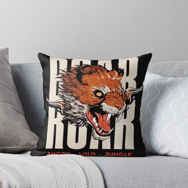 Item preview, Roar Angry Wild Jungle - Vintage Roaring Tiger Graphic designed and sold by GenZFashion000.