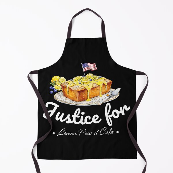 Item preview, Justice For Lemon Pound Cake Funny Patriotic Dessert Graphic designed and sold by AsiaStokes.