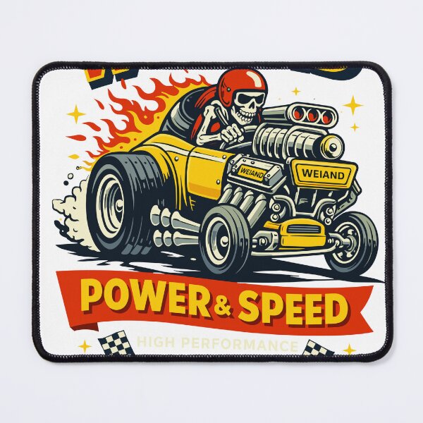 Item preview, Weiand Power & Speed Hot Rod T-Shirt designed and sold by Matinez Pink.