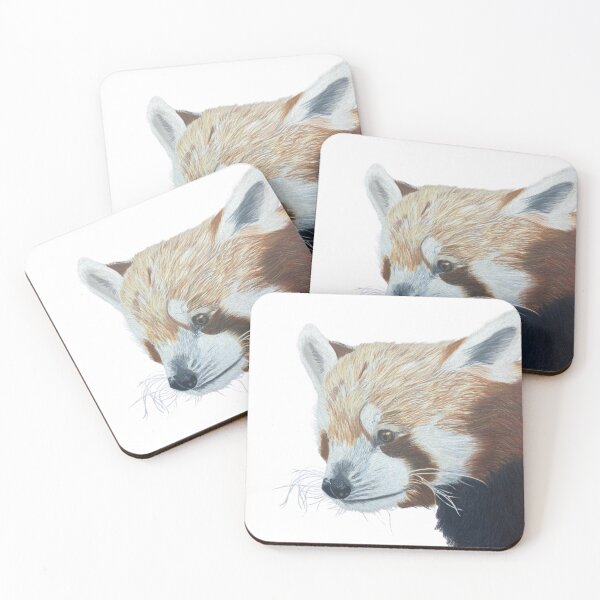 Item preview, Red Panda Colored Pencil Art designed and sold by Heather Barker.