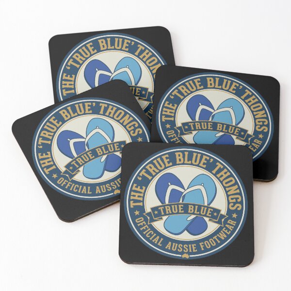 Item preview, True Blue Thongs - Australian Slang  designed and sold by HogarthArts.
