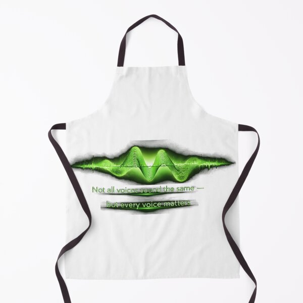 Item preview, Not All Voices Sound the Same -Every Voice Matters Green Sound Wave Double Starburst designed and sold by Mirgonhood.