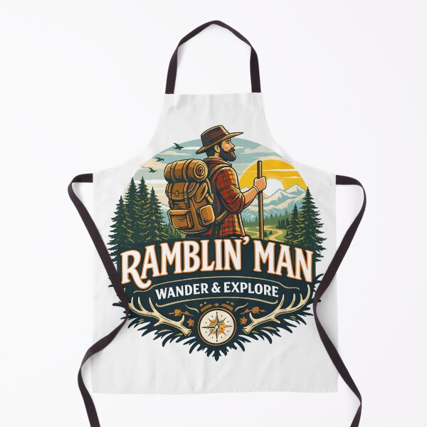 Item preview, Ramblin' Man Hiking Adventure T-Shirt designed and sold by Matinez Pink.