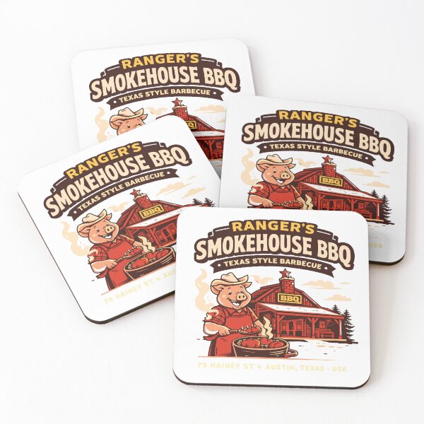 Item preview, Ranger's Smokehouse BBQ T-Shirt designed and sold by Matinez Pink.