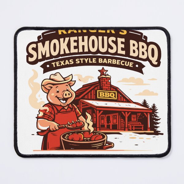 Item preview, Ranger's Smokehouse BBQ T-Shirt designed and sold by Matinez Pink.