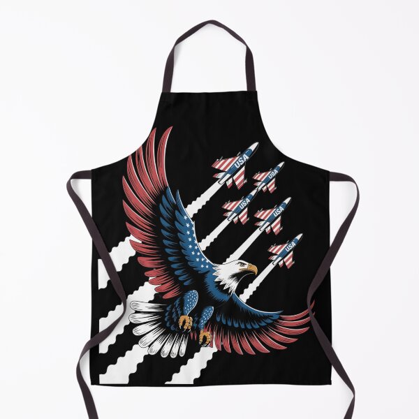 Item preview, Patriotic Red Blue USA Flag Fighter Jets 4th of July designed and sold by TheRetroStyle.