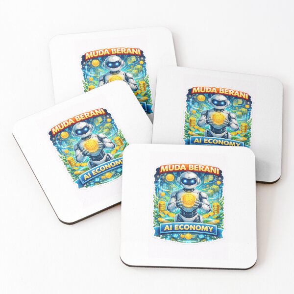 Item preview, Muda Berani AI Economy Sticker – Future Finance, AI Money, Crypto Robot, Digital Economy, Tech Investor Motivation designed and sold by Wander Pop Studio.