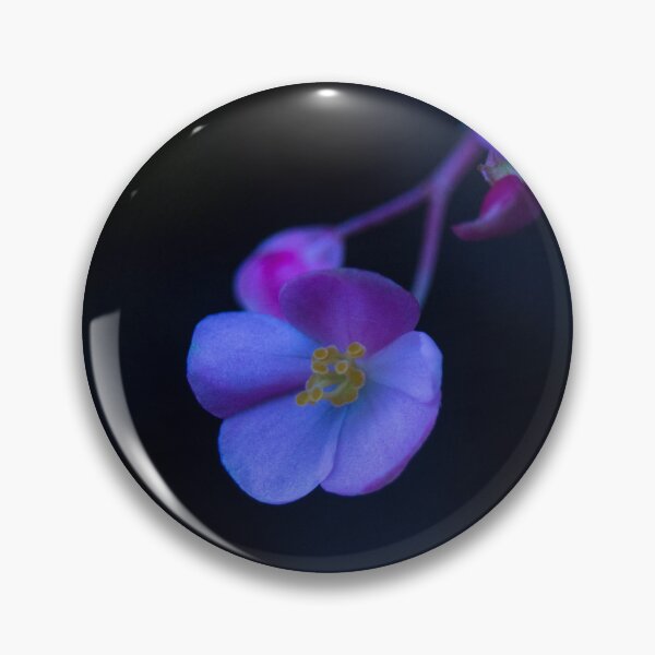 Item preview, Begonia Flowers in Blue designed and sold by ROSE ANN BANILAR.