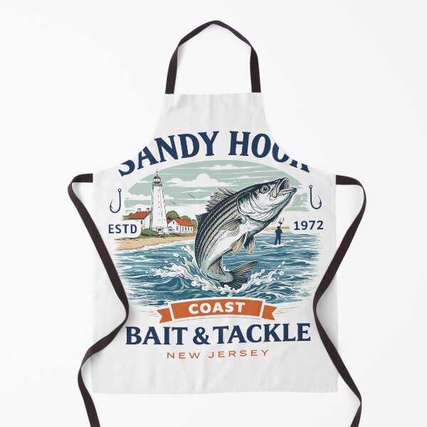 Item preview, Sandy Hook Bait & Tackle Fishing T-Shirt designed and sold by Matinez Pink.