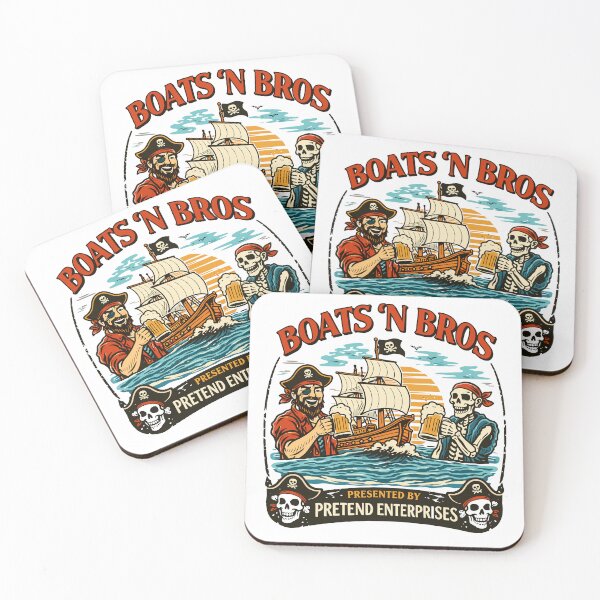 Artikelvorschau, Boats 'N Bros Piratenparty-T-Shirt entworfen und verkauft von Matinez Pink.