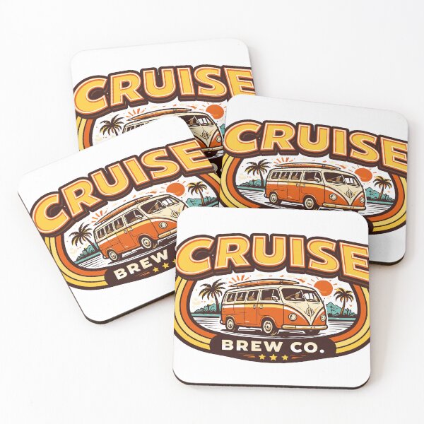 Item preview, Cruise Van Surf T-Shirt designed and sold by Matinez Pink.