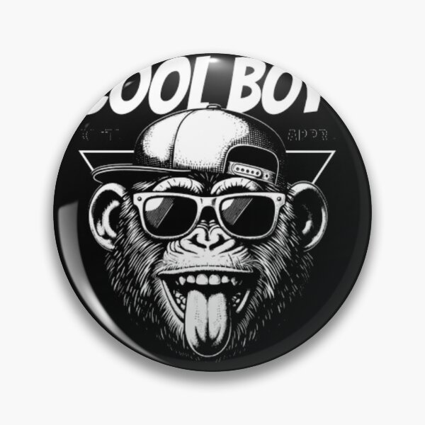 Item preview, Cool Boy Monkey with Sunglasses - Funny Vintage Streetwear Chimp designed and sold by GenZFashion000.