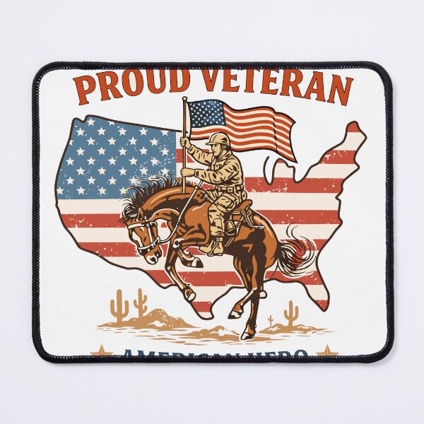 Item preview, Proud Veteran American Hero T-Shirt designed and sold by Matinez Pink.