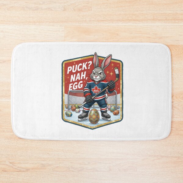 Item preview, Easter Hockey Bunny Tee – Puck Nah Egg Funny Shirt designed and sold by relso.