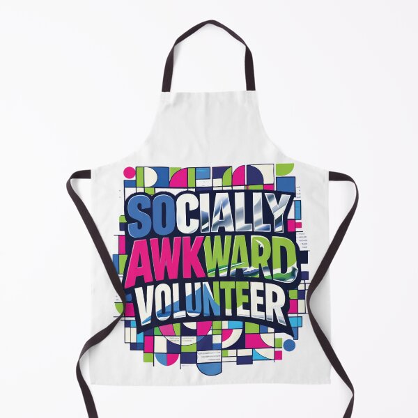 Item preview, Funny Volunteer | Socially Awkward Gift – Introvert Charity Worker – Retro Aesthetic designed and sold by avinigav.