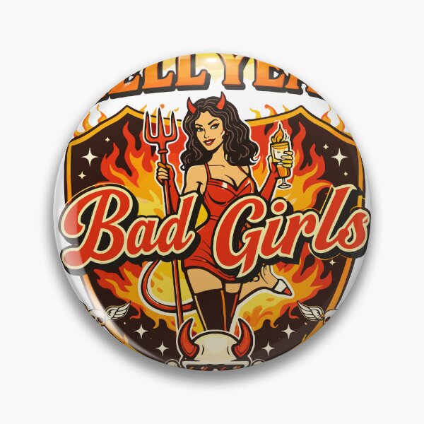 Item preview, Hell Yeah Bad Girls Devil T-Shirt designed and sold by Matinez Pink.