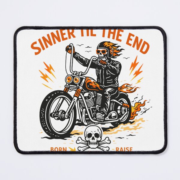 Item preview, Motorcycle Biker Skull T-Shirt designed and sold by Matinez Pink.