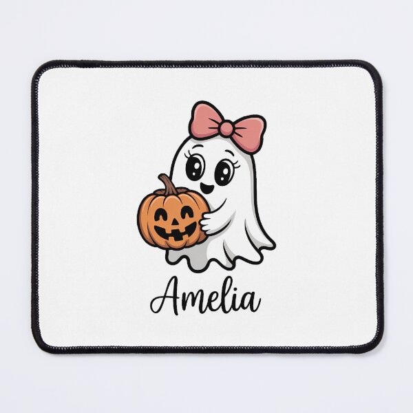 Item preview, Personalized Girls Halloween Girls Ghost Halloween Natural Girls Cute Fall designed and sold by Moon-Ape.