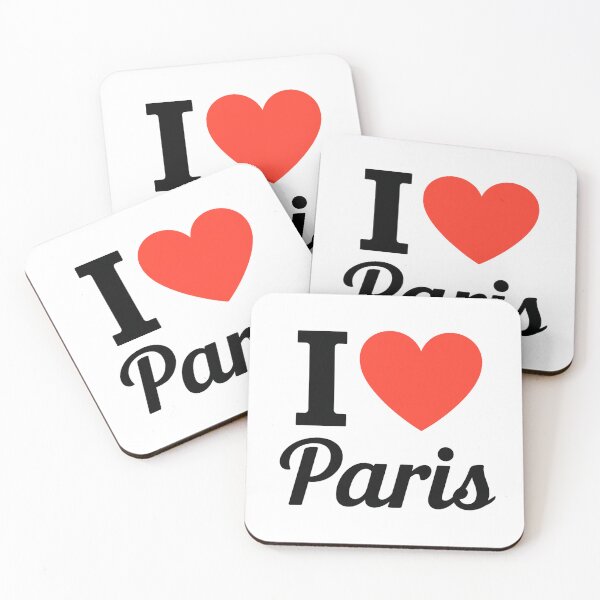 Item preview, I Love Paris | France Capital Typography | Romance, Culture & Iconic City Charm Design designed and sold by PaintedPixels01.