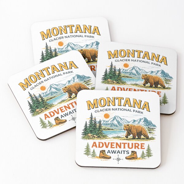 Item preview, Glacier National Park Adventure T-Shirt designed and sold by Matinez Pink.