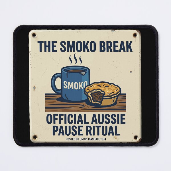Item preview, Smoko Break - Australian Slang designed and sold by HogarthArts.