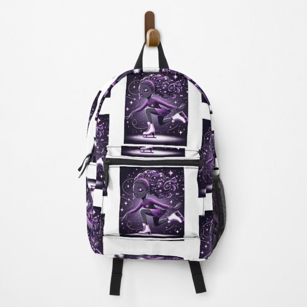 Item preview, Skate with loose Corn rolls Purple designed and sold by Lucienne Reimagined.
