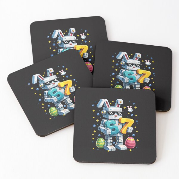 Item preview, Six Seven 67 Meme Gamer Kids Easter Funny Gaming Boy Birthday Design designed and sold by kiralynstration.