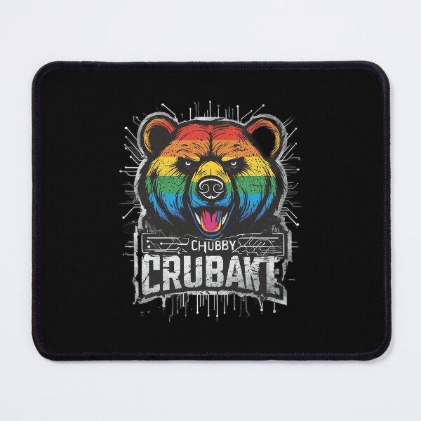 Item preview, Rainbow pride gay bear cyberpunk graphic design designed and sold by InkDazzle.