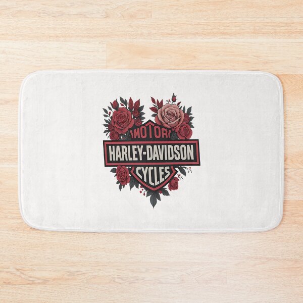 Item preview, Harley-Davidson Bar & Shield with Roses designed and sold by HyphThonia.
