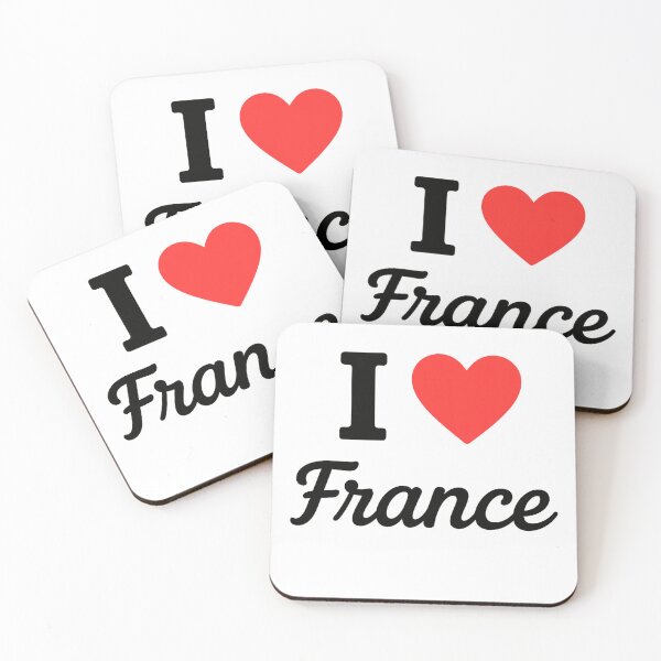 Item preview, I Love France | National Pride Typography | Culture, Heritage & Scenic Beauty Design designed and sold by PaintedPixels01.