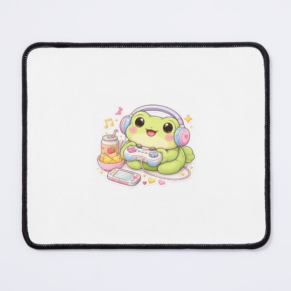 Item preview, Kawaii Frog Sleeping with Pillow | Cute Sleepy Frog Sticker designed and sold by AidaAviles.