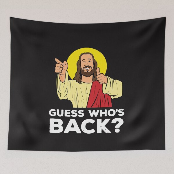 Item preview, Guess Who’s Back Jesus Funny Easter Christian Faith Humor Design designed and sold by kiralynstration.
