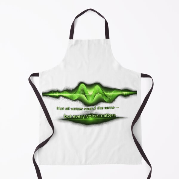 Item preview, Not All Voices Sound the Same -Every Voice Matters Green Sound Wave with starburst designed and sold by Mirgonhood.