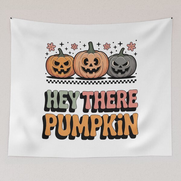 Item preview, Halloween Coquette Spooky Season Fall Halloween Cute jack-o’-lantern pumpkins Hey There Pumpkin designed and sold by Moon-Ape.