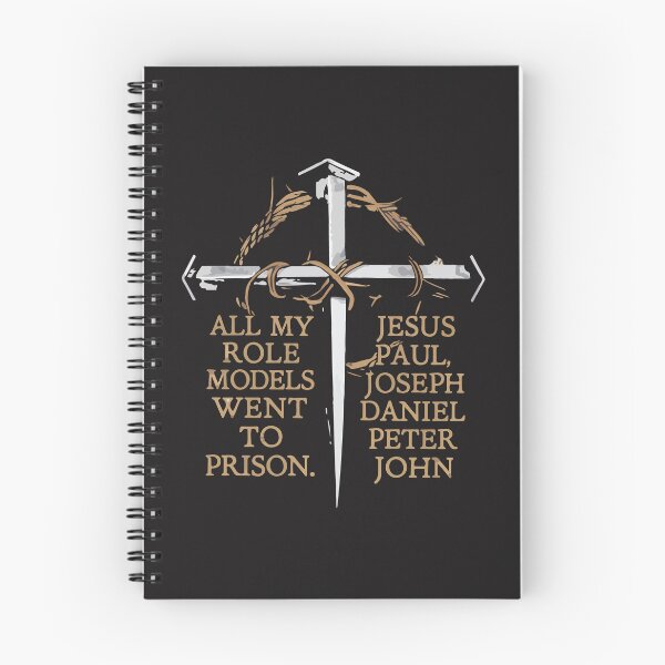 Item preview, All My Role Models Went To Prison Jesus Christian Faith Humor Message Design designed and sold by kiralynstration.