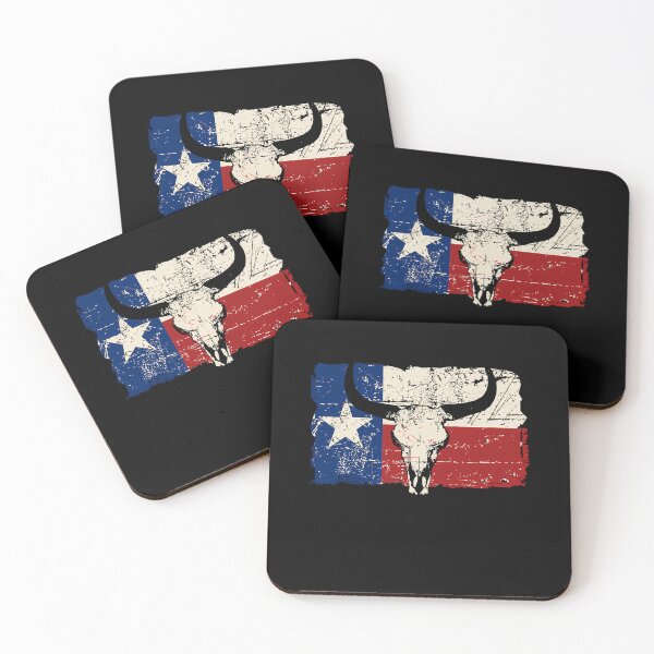 Item preview,  U.S. State Texas Bull Skull Flag Look designed and sold by mosstaphashop.