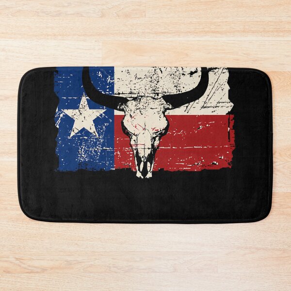 Item preview,  U.S. State Texas Bull Skull Flag Look designed and sold by mosstaphashop.
