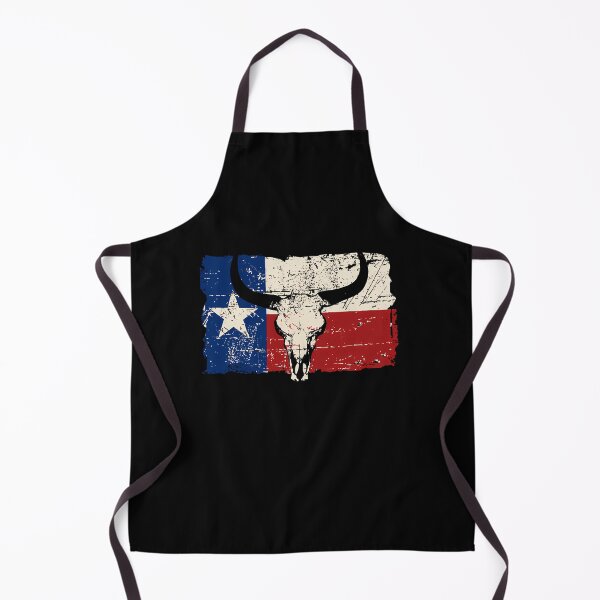 Item preview, U.S. State Texas Bull Skull Flag Look designed and sold by mosstaphashop.